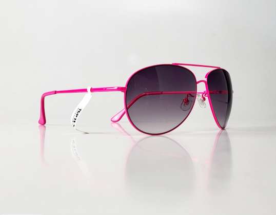 Неоново-рожеві сонцезахисні окуляри-авіатори TopTen SG14027UPINK