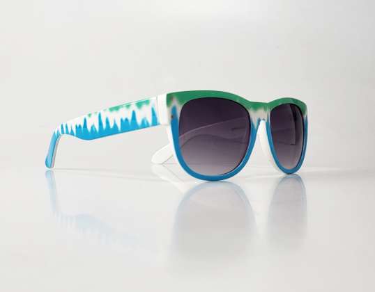 "TopTen" akiniai nuo saulės su kaklaraiščio dažų spausdinimo SRP001GLGREEN