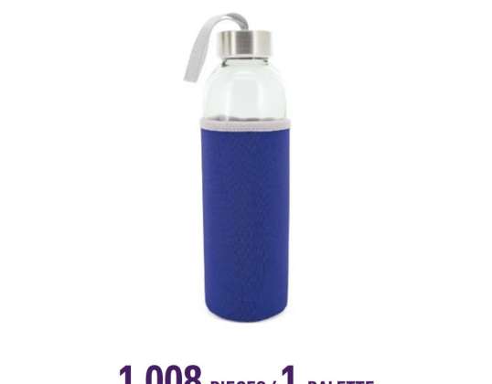 Glass Water Bottle - 500ML - Sports Accessory - Home - Office