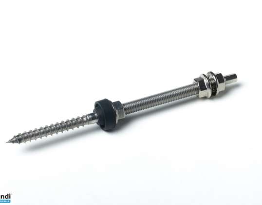 Double-threaded screw M10x200mm PV photovoltaic bracket