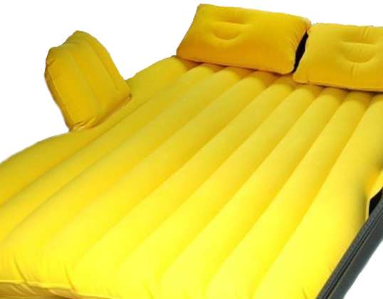 Car inflatable bed with compressor