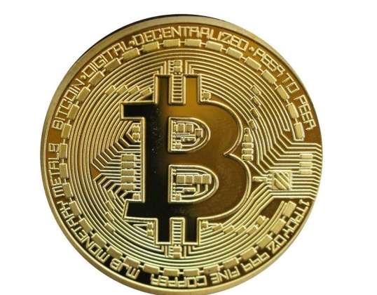 Moneta dekoracyjna Bitcoin