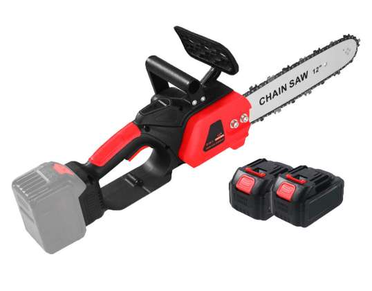 Mraw 300W Cordless Chainsaw with 12&quot; and 2x 48V batteries