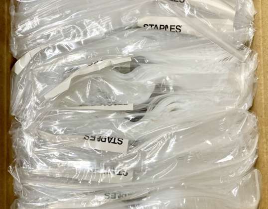 76 100 paquets de sacs ziplock Staples transparents, achetez le reste du stock articles spéciaux en gros