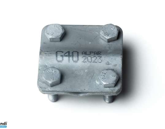 Alpar 4-vijačni križni konektor za sistem zaščite pred strelo G40