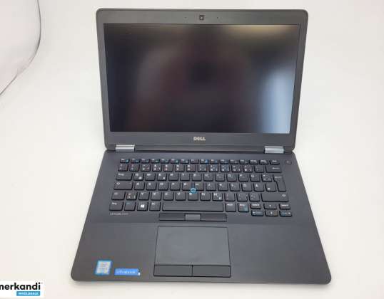 Notebooki firmy Dell, różne modele przetestowane przez firmę Dell, kompletny zasilacz i bateria