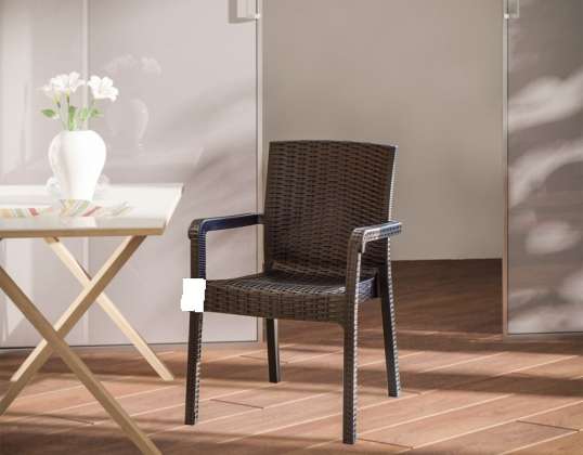 Polypropylen-Stühle für den geschäftlichen und privaten Gebrauch ab 14€ erhältlich in brauner und grauer Farbe