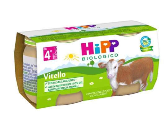 HIPP BIO OMOG CARNE DE VITEL 2X80G