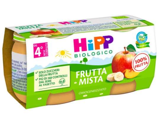 HIPP OMOG FRUITS MÉLANGÉS 2X80G