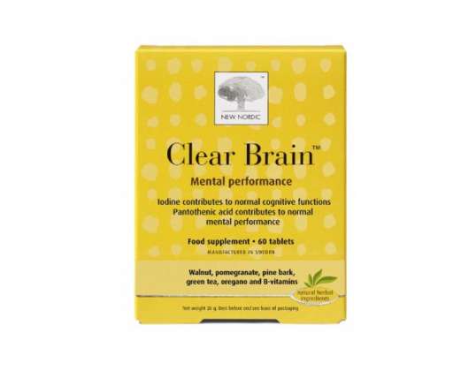 CLEAR BRAIN 60CPR