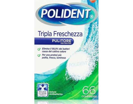 POLIDENT TRIPLE FRESCH 66CPR