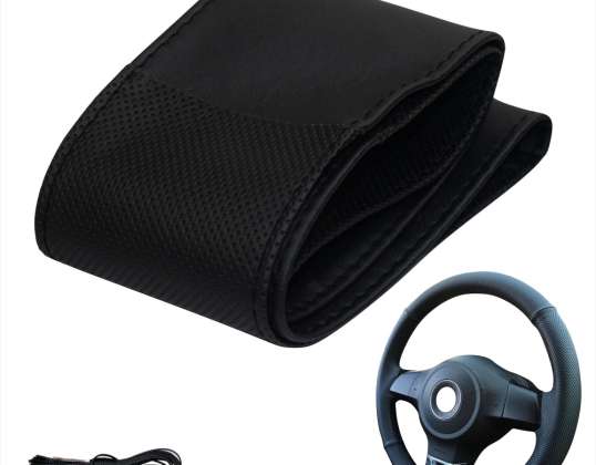 Steering wheel cover for lacing 4 pieces Model 37-39 cm Steering wheel diameter 10.3 - 10.7 cm Product Width
