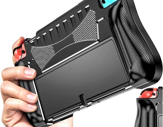 Gamepad Pad Nintendo Switch için Kılıf Kılıf OLED Alogy kılıf Siyah