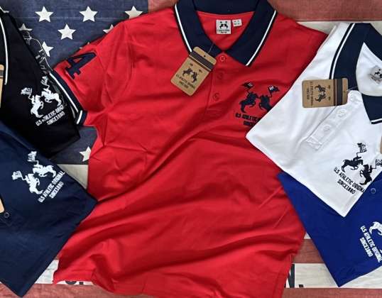 US polo shirt?? 100% cotton for men - Athletic Club, quality clothing
