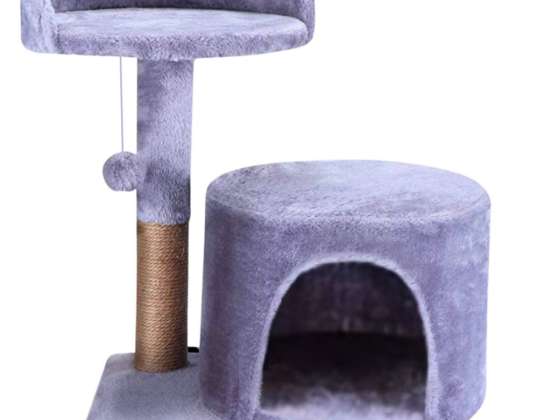Cat scratcher bed house booth 50cm gray