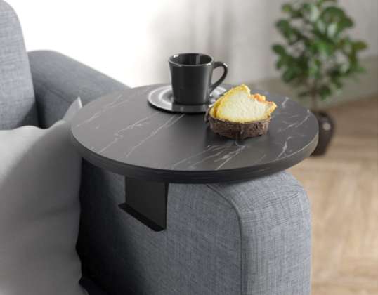 Armrest Tray - Marble look or Wood look - Mango look - Bench table