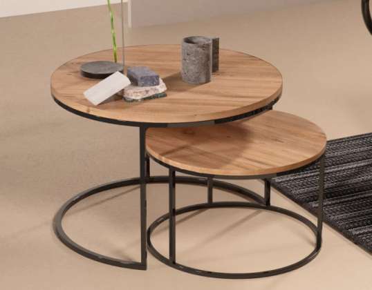 Mesa de centro 2 piezas | Fiesta de mesas de centro | Máxima calidad y en buen embalaje