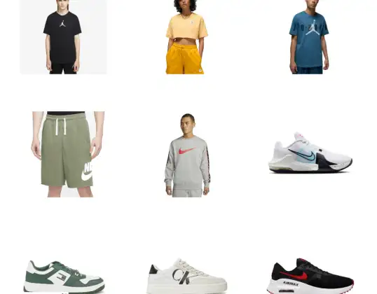 Multi-brand mix -Nike, CK, Tommy, Puma - Sko &amp; Beklædning til mænd og kvinder