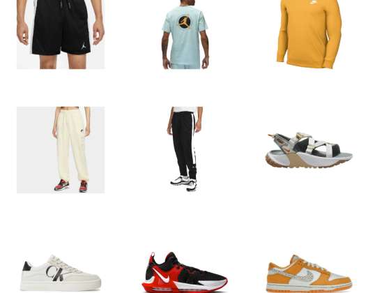 Shoes and Sports Apparel Mix for Men and Women - Puma, Nike, CK, Tommy