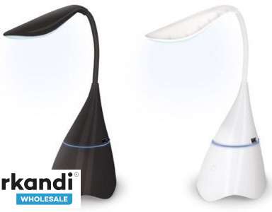 Lampa reproduktoru Forever Bluetooth je k dispozici v bílé nebo černé barvě