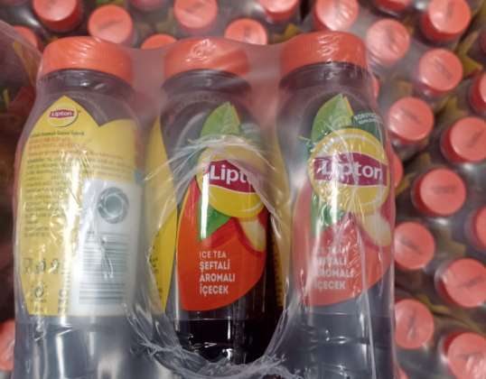 Veľkoobchodný predaj nealkoholických nápojov Lipton Ice Tea – 330 ml PET fľaše / 1 l k dispozícii