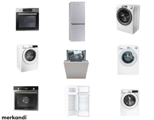 Availability of new large appliances brand Candy, Haier, Hoover, Zerowatt, Hiberna