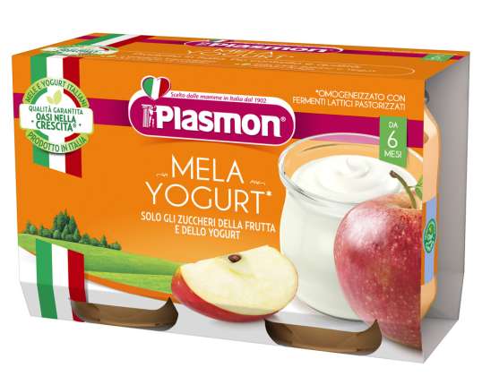 PLASMON OMOYOGUR/APPLE 120X2
