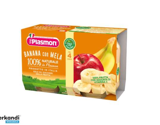 PLASMON OMO BANANA APPLE 2X104G