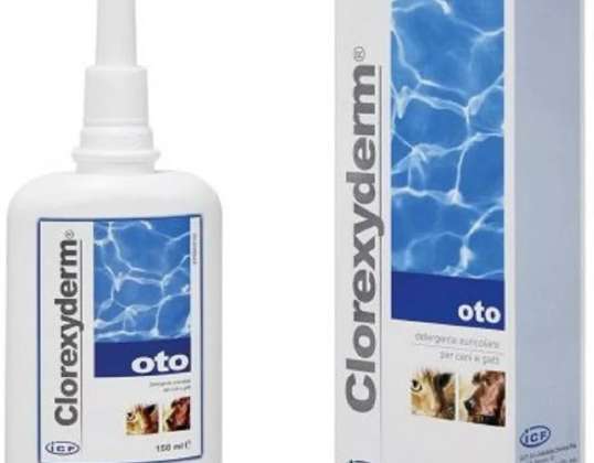 CLOREXYDERM OTO DET 150ML VET