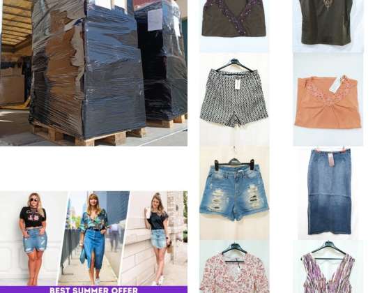 Vasaras sieviešu apģērbu vairumtirdzniecība | Firmas apģērbu paletes