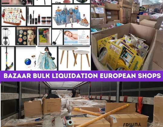 Scorte eccessive del bazar - Liquidazione dei prodotti di grado A in Europa