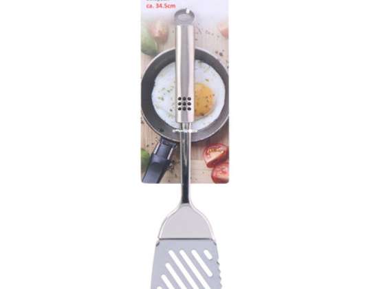 34 5cm Stainless Steel Spatula with Polypropylene Handle Durable Kitchen Turner