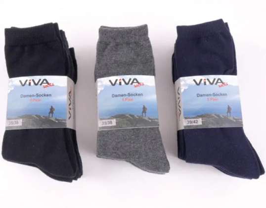 Lot de 5 chaussettes pour femmes Stylish &amp; Comfortable Pas cher Multipack