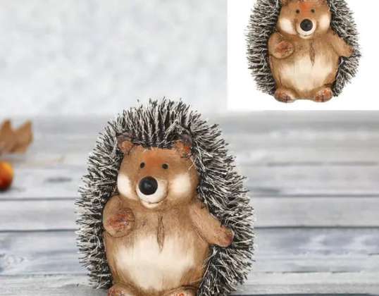 Medium Hedgehog Figurine – Decorative Forest Animal Statue approx. 12cmH Charming Home Accessories