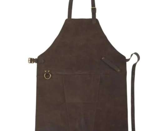 Split leather cooking apron Nori: Robust and stylish apron for kitchen professionals and grill masters