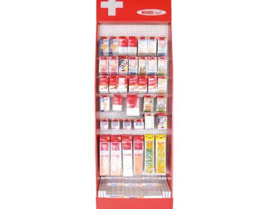 Comprehensive First Aid: Contains 994 assorted wound dressings for various injuries and needs.