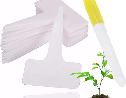 100x Plant Labels, Plant Pluggen, Stick Labels, Plant Signs voor Outdoor Labeling, Kruiden Pluggen
