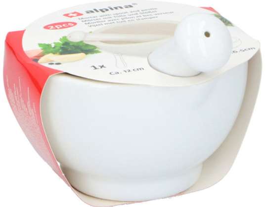 High Quality Mortar and Pestle Set with Spout Durable Crushing and Mixing Tool