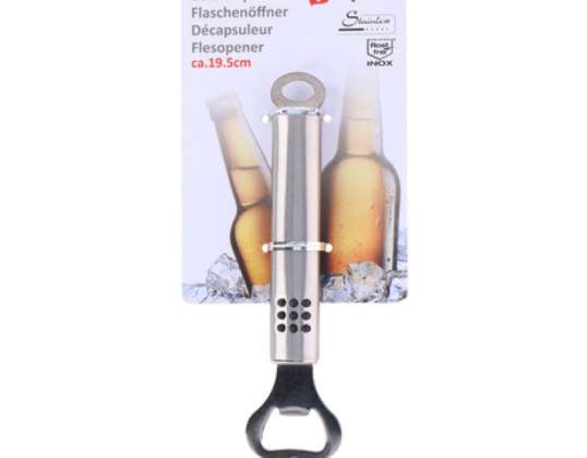 19 5cm aço inoxidável / plástico abridor de garrafas durável &amp; ferramenta prática de bebidas
