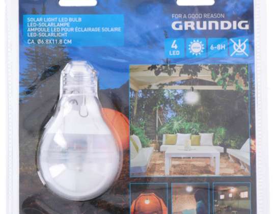 Kompaktna svetilka na sončno energijo – zunanja svetilka s 4 LED diodami za energetsko učinkovito razsvetljavo in prostorsko varčno zasnovo