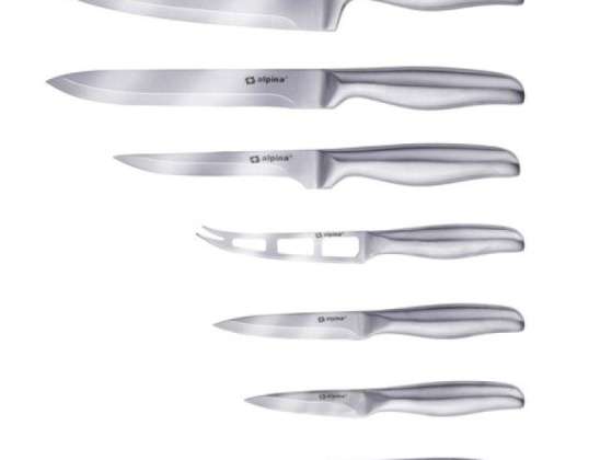 Set di coltelli premium da 7 pezzi Collezione completa di coltelli per chef professionisti e dilettanti