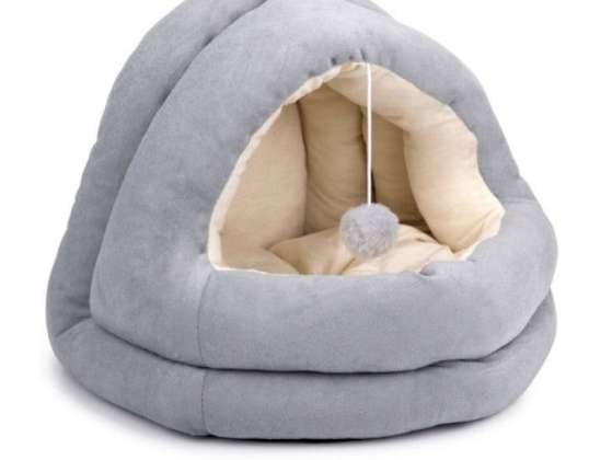 Cozy Cat Cave 2as - Мягкий войлочный корпус, моющийся Cozy Cat Cave Pet Bed для использования в помещении