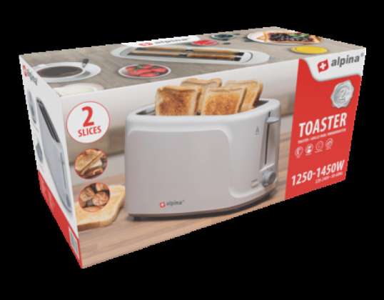 Elektrický hriankovač na chlieb 230V polypropylénový kryt 1250 1450W: Efektívny kuchynský spotrebič na opekanie chleba