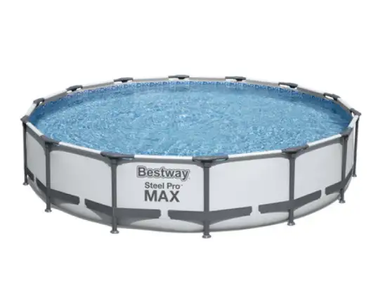 PVC-pool – 366 x 76 cm pool – Hållbar utomhuspool – Bärbar PVC-rampool
