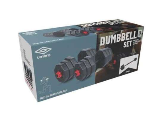 19 Pieces Comprehensive Dumbbell Set Adjustable Weights for Home Workout in Gym