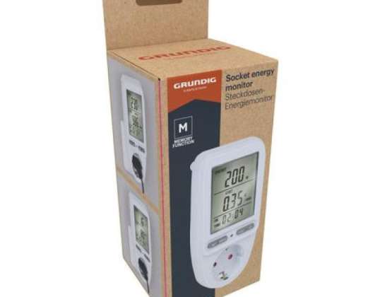 230 V lizdo monitorius – energijos suvartojimo stebėjimo priemonė, skirta optimizuoti išmaniųjų namų efektyvumą
