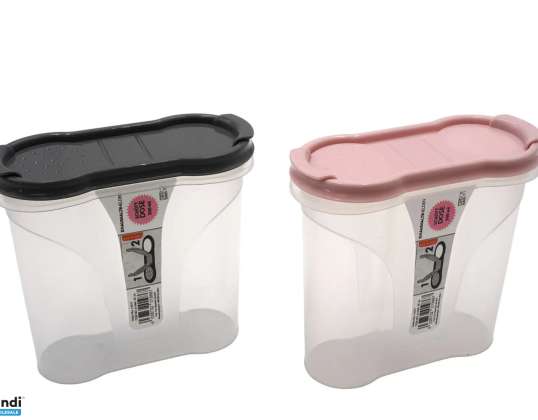 300ml storage container chute 2 color variants Practical storage box