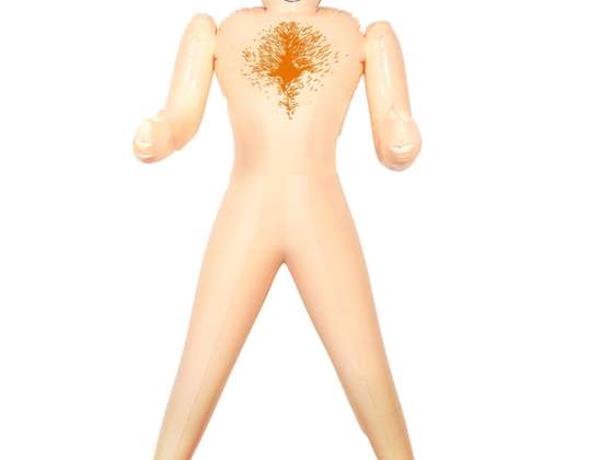 Oppblåsbar Ginger Man Doll 150 cm - Stor oppblåsbar pepperkake mann figur