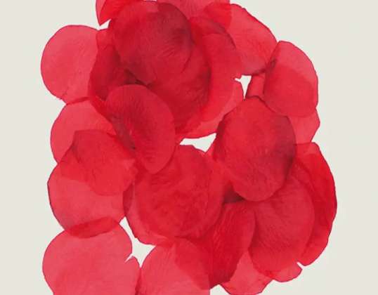 Pose med 75 assorterte roseblader Blomsterdekor for arrangementer, bryllup og håndverk