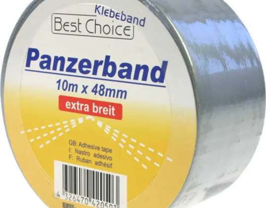 Large ruban de masquage argenté 10m x 48mm Solide et polyvalent